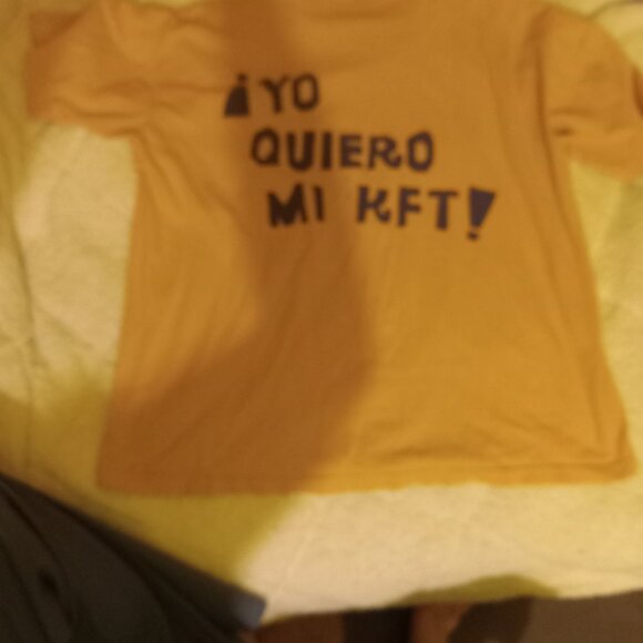 MENS XL YELLOW KERWIN FROST YO QUIERO MI KRT SHIRT RARE SPAGHETTI BOYS - Picture 7 of 8